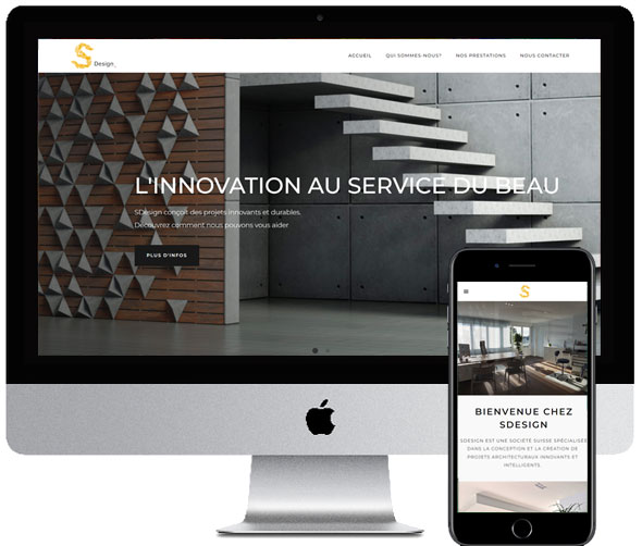 Refonte du site SDesign-swiss.com
